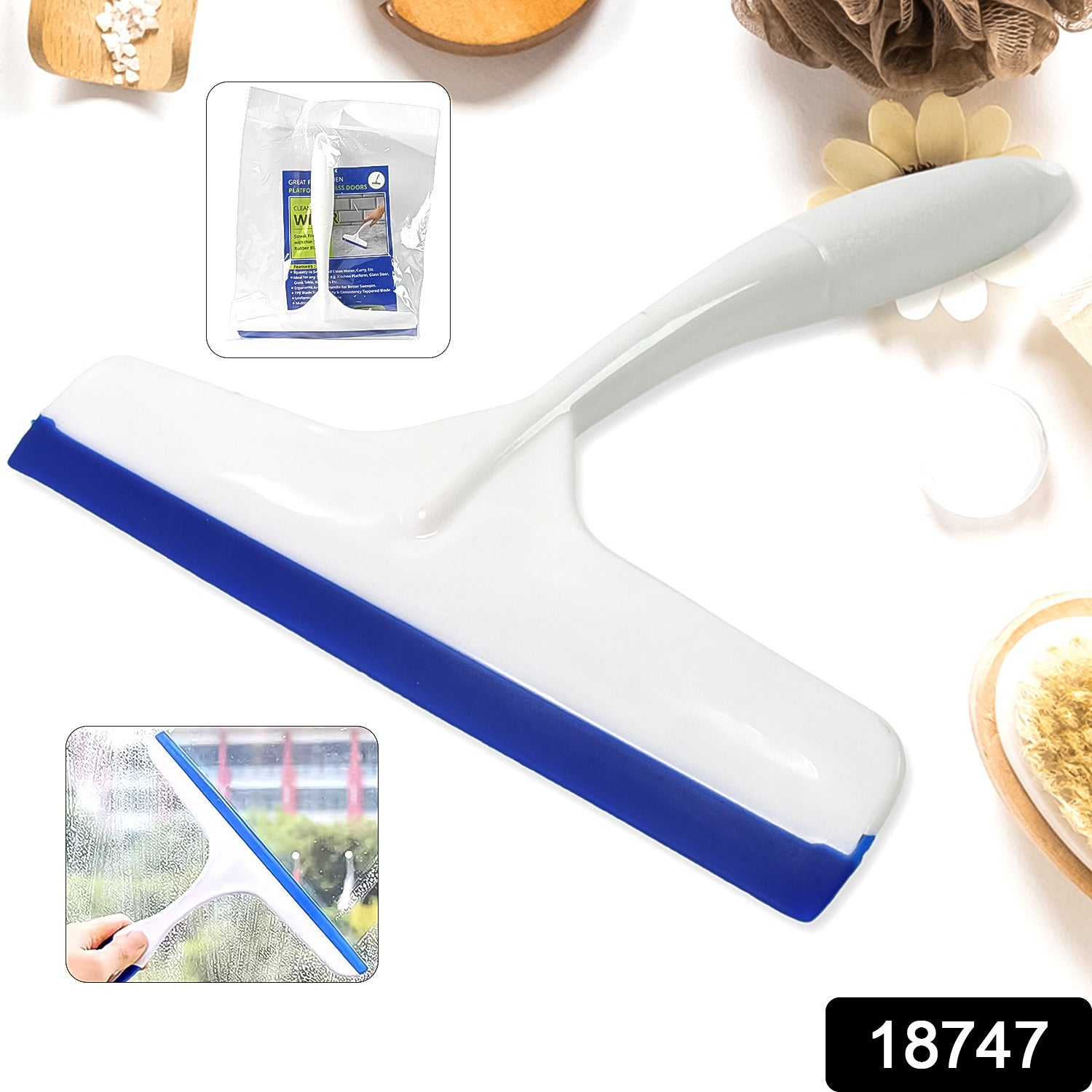 Plastic Kitchen Wiper (White  1 Pc) Plastic Kitchen Wiper (White  1 Pc)